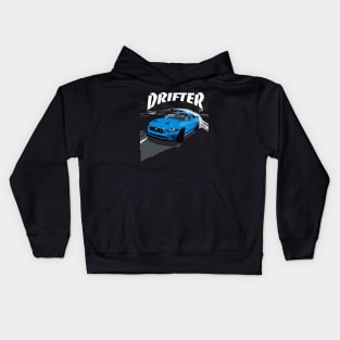 Drifter - Drift Mustang Grabber Blue RTR Kids Hoodie